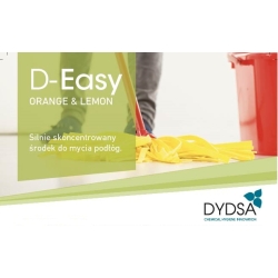 DYDSA saszetki samorozpuszczalne D-Easy ORANGE&LEMON uniwersalny superkoncentrat myjący / 25szt