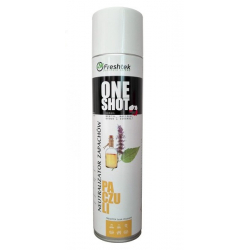 FRESHTEK ONE SHOT neutralizator / odświeżacz powietrza 600ml, atomizer - zapach Paczuli