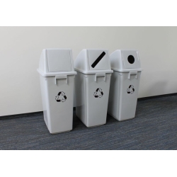 MERIDA Kosz na odpady 60l do segregacji. prostokątny. tworzywo #KJS705