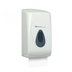 MERIDA PT3TN Pojemnik na papier toaletowy w listkach MERIDA TOP z tworzywa ABS. okienko szare #BTS401