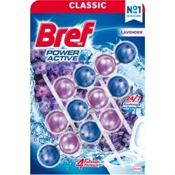 Bref Classic Power Aktiv Zawieszka do WC Lawendowe Pole 3 x 50 g