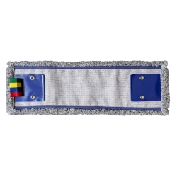 Mop płaski 50cm MICROFIBRA LUX DIOLEN, szary, InterTom / oczka PCV