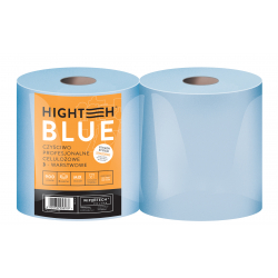 Czyściwo celuloza HIGHTEH BLUE H102, 3w, niebieskie, / 1 rolka