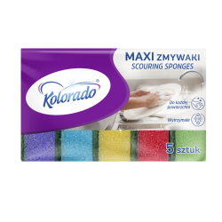 Kolorado Gąbka duża, zmywak   9x6x3cm, a'48 / opak. 5szt