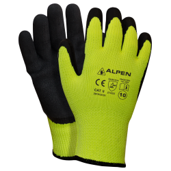 Rękawice WINTER MAPER ALPEN ocieplane, bawełna, żółte / 9 (L) / 1para