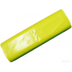 Worki na odpady, śmieci 120l LDPE, 25szt/rol. - żółte