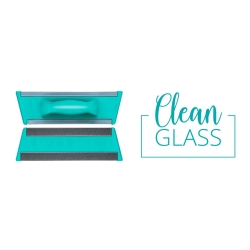 Stelaż packa ręczna TTS CLEAN GLASS 40cm #8705 / zielona