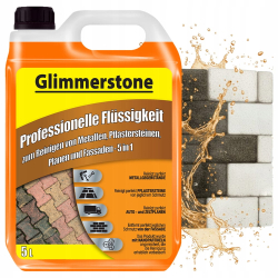 Glimmerstone PŁYN DO MYCIA KOSTKI BRUKOWEJ PLANDEK ELEWACJI Z PLAM OLEJU SUPER JAKOŚĆ 5L