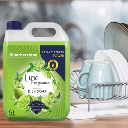 GLIMMERSTONE PŁYN ŻEL DO MYCIA NACZYŃ LIMONKA 5L