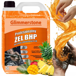 Glimmerstone PASTA BHP ŻEL DO MYCIA SILNIE ZABRUDZONYCH RĄK Z AKTYWNYM TLENEM JAKOŚĆ 5L