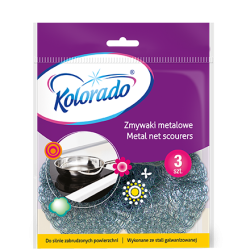 Kolorado druciak, zmywaki metalowe / opak.3 szt.