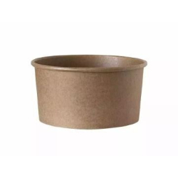 Think 'N' Pack Miska papierowa Kraft 1000 ml fi 150 mm – funkcjonalne naczynie jednorazowe na dania zimne i gorące