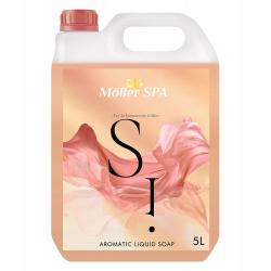 Möller SPA MYDŁO W PŁYNIE KISS ME O ZAPACHU PERFUM SI DAMSKIE DO DOZOWNIKÓW 5L