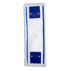 Mop płaski 40cm MIKROFIBRA LUX, biały, InterTom / duo TS