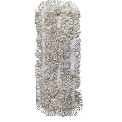 Mop płaski 40cm FLIPPER InterTom (ecru) bawełna / trapez PCV