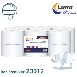 LUNA Papier JUMBO Premium 200m biały, cel.2w. /opak.12rol