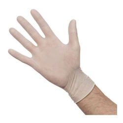 Rękawiczki ochronne lateksowe bezpudrowe rozm.XL / 100szt
