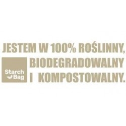 Worki na odpady, śmieci  60l EKO 15szt/rol. - kompostowalne, biodegradowalne