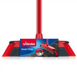VILEDA Szczotka DUOACTIVIA 37cm + pianka, tworzywo / z kijem 130cm