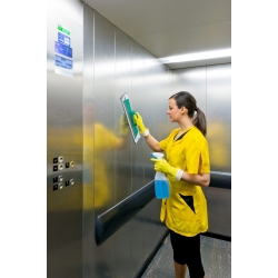 Stelaż packa ręczna TTS CLEAN GLASS 40cm #8705 / zielona