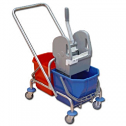 Wózek 2x15L malowany TTS, z uchwytem #12215