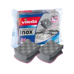 VILEDA Gąbka kuchenna Gąbka Clean & Shine INOX / opak. 2szt