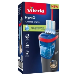 Komplet Mop płaski Vileda H2PRO BOX 45cm komplet / wiadro+stelaż+kij+zapas