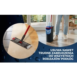 Komplet Mop płaski Vileda H2PRO BOX 45cm komplet / wiadro+stelaż+kij+zapas
