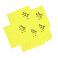 VILEDA Ścierka 38x35 mikrofibra PVA, do szkła, żółta - 1 szt.  #6331