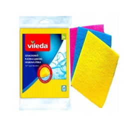 VILEDA Ścierka 20x18,4 gąbczasta #0213 / 3szt