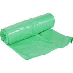 Worki na odpady, śmieci  60l LDPE. 50szt/rol. - zielone