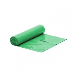 Worki na odpady, śmieci 160l LDPE. 10szt./rol. - zielone
