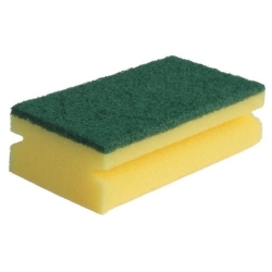 Gąbka kuchenna PROFILOWANA żółta / 1 szt