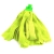 Mop gospodarczy TOM 160g, mikrofibra, żółty - paskowy