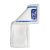 Mop płaski 40cm MICROFIBRA STANDARD, biały, InterTom / 3 oczka PCV