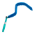 TTS Wkład microblue do stelaż łamany 40cm BENDY BIT giętki szary, packa, kurzawka #TTB030413