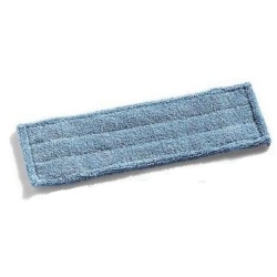 Mop płaski 40cm MIKROFIBRA LUX, InterTom / oczka PCV / BŁĘKIT