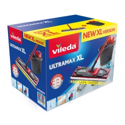 VILEDA Mop płaski ULTRAMAX XL wiadro+stelaż+kij+zapas / komplet