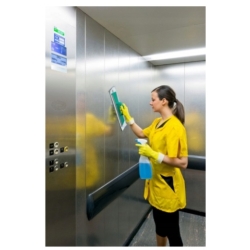 TTS KIT CLEAN GLASS Zestaw z kijem do mycia powierzchni szklanych, stalowych