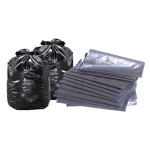 Worki na odpady, śmieci 240l LDPE. 10szt./rol. - czarne