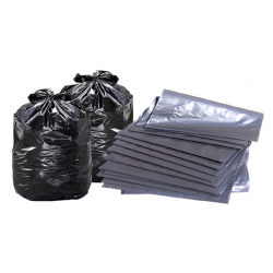 Worki na odpady, śmieci 240l LDPE. 10szt/rol. STRONG - czarne